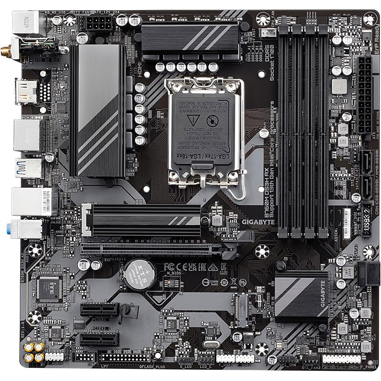 خرید مادربرد Gigabyte B760M DS3H AX - رم DDR4 - فرم M-ATX - چیپست اینتل